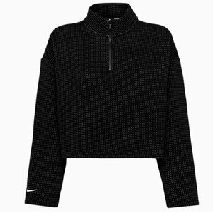 Nike |,Women's Sportswear Tech Fleece 1/4 Zip Sweatshirt Black CT0882-010 S